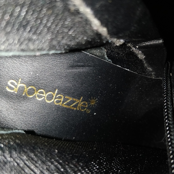 Studded knee high faux suede boot - Picture 4 of 4